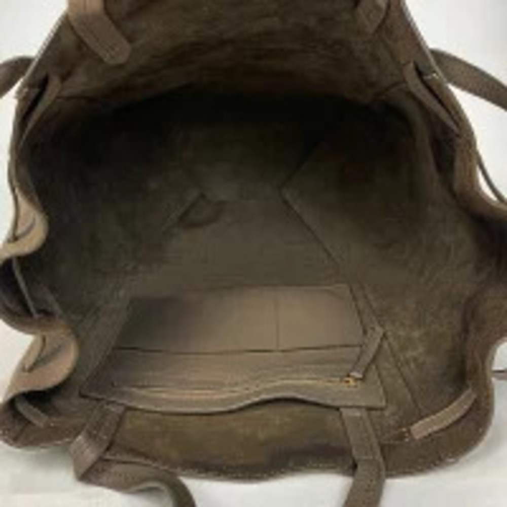 Celine Cabas Phantom Tote Bag Handbag Shoulder Leather Brown - Picture 7 of 7